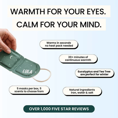 Lula - EUCALYPTUS SELF-WARMING EYE MASK (5 MASKS)