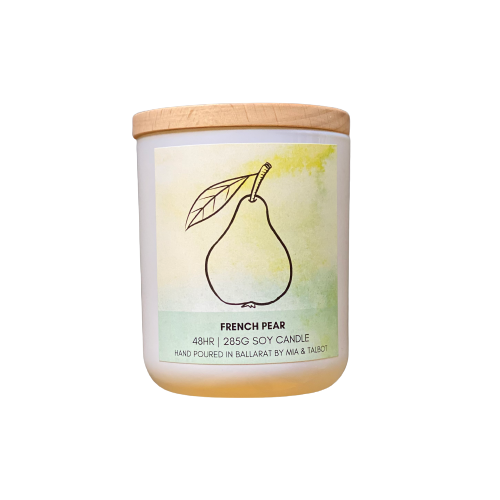 "French Pear" -  Glass Tumbler Candle - 48hr image 0