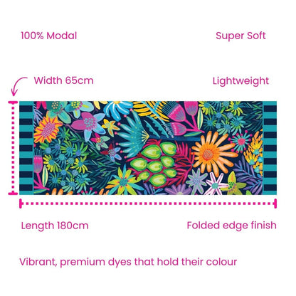 Mellow Meadow Modal Long Scarf