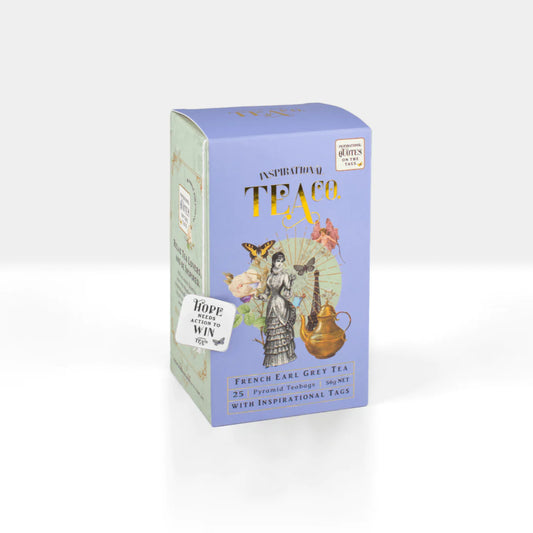 French Earl Grey Teabags Inspirational Tags 25pk- Inspirational Tea Co image 0