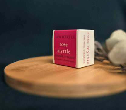 Lady Myrtle - Rose Myrtle - Shower Steamer large - native essential oils