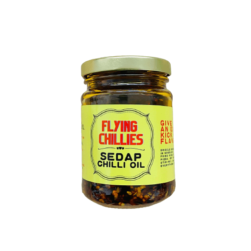 So Sedap Chilli Oil - Flying Chillies- 221g image 0
