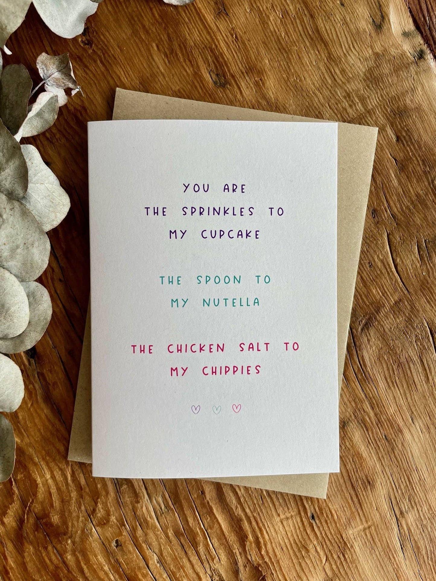 To & From Cards - You Are The Sprinkles to my Cupcake