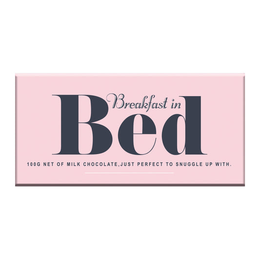Bloomsberry - 100g Milk Chocolate Bar - Breakfast In Bed