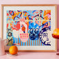 Paint by numbers - Kitchen window