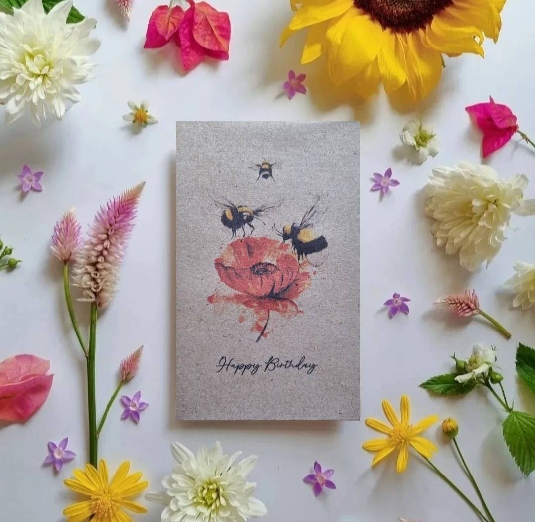 Bee Kind Australia - Happy Birthday Bees - Wildflower Seeds