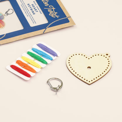 Cotton Twist - Heart Keyring Craft Kit