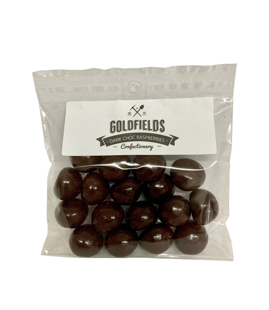 Dark Chocolate Raspberries 125g image 0