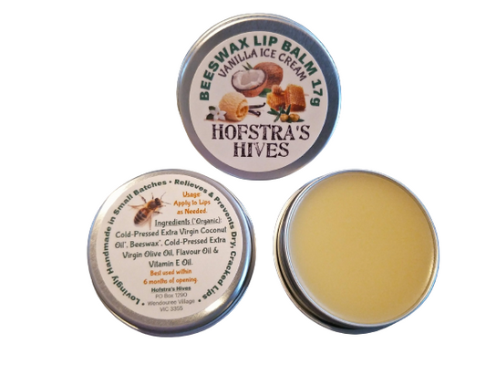 Hofstras Hives - Lip Balm 17g Vanilla Ice Cream image 0