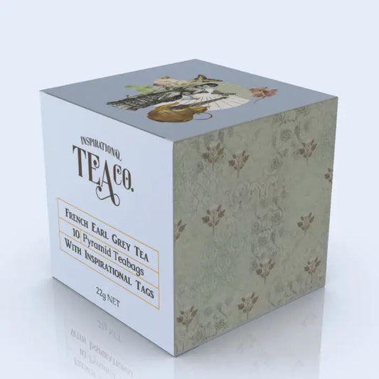 French Earl Grey Teabags Inspirational Tags 10pk- Inspirational Tea Co image 0