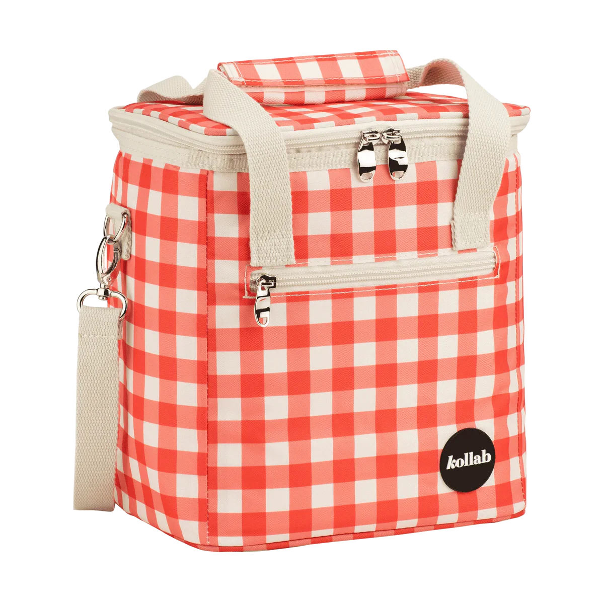 Kollab - Mini Cooler Red Check