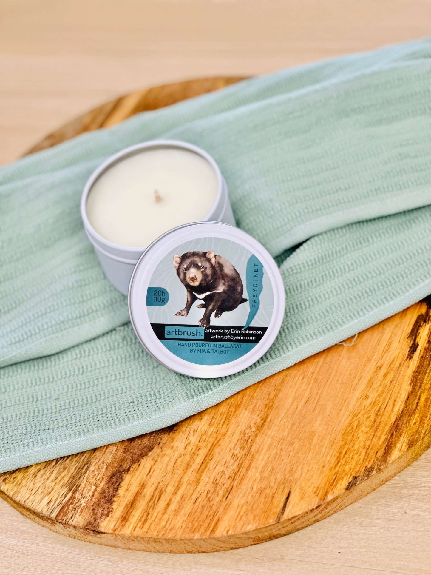 Freycinet - Artbrush - Scents of Australia- 20hr Travel Candle image 0