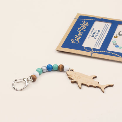 Cotton Twist - Make Your Own Shark Keyring Kit