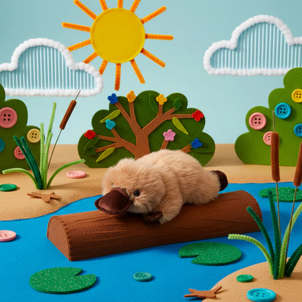 Platypus Penny Plush Soft Toy Brown