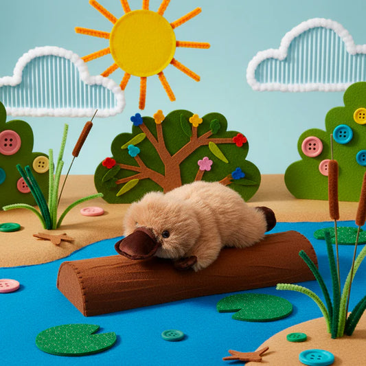 Platypus Penny Plush Soft Toy Brown