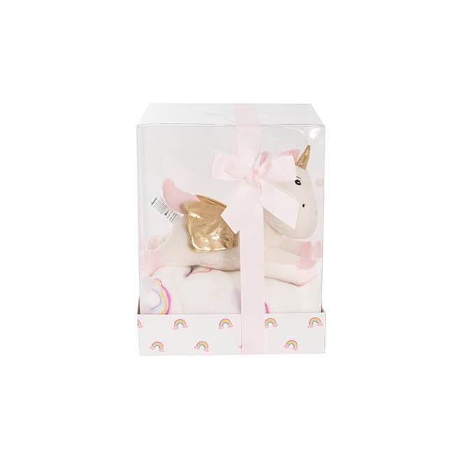 koch & co - Unicorn Pebbles & Blanket Gift Pack Baby Pink