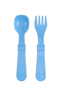Re-Play Forks and Spoons - Denim image 0