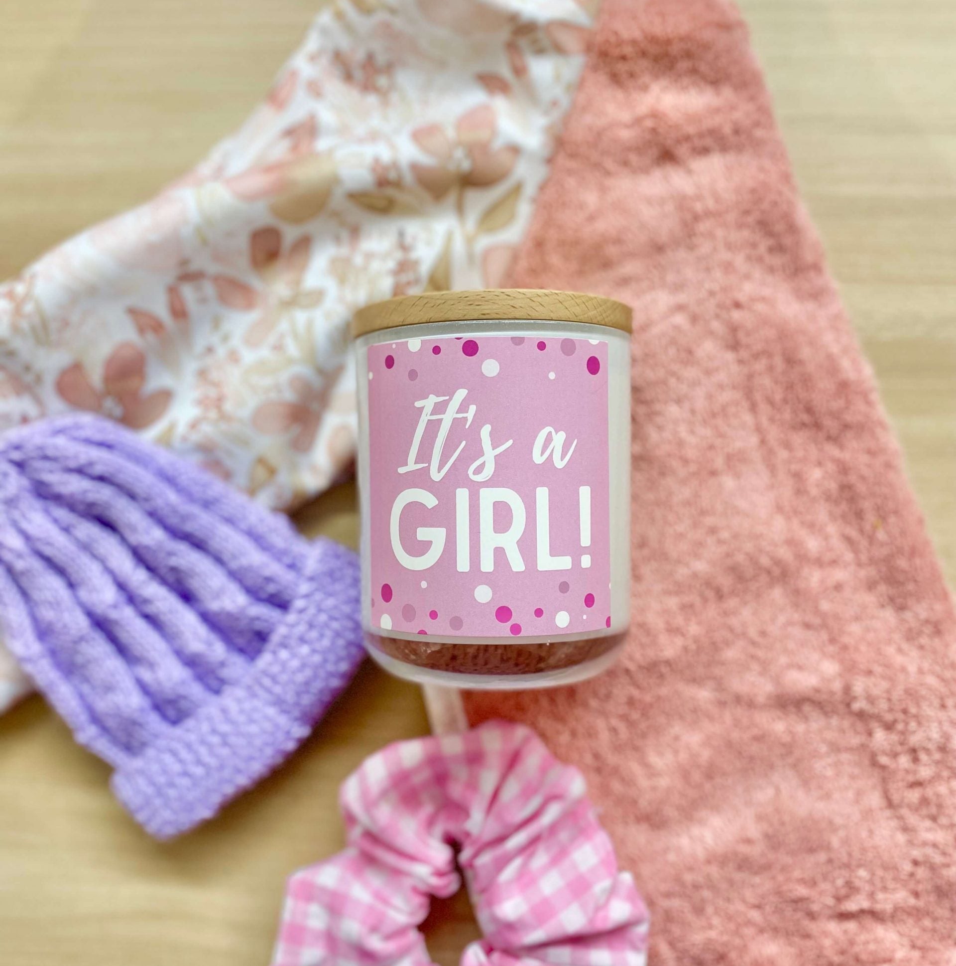 It's a Girl! - Tumbler Candle Label image 1