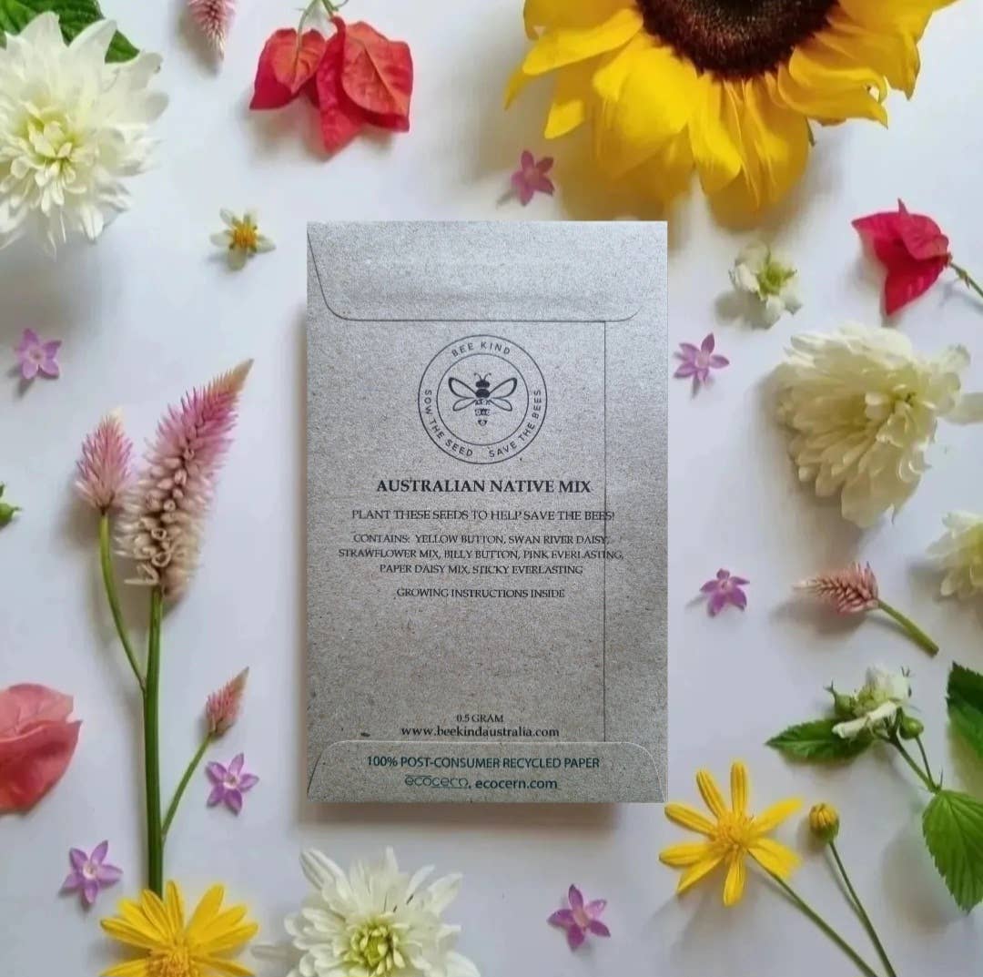 Bee Kind Australia - Happy Birthday Beeautiful - Australian Flower Seeds