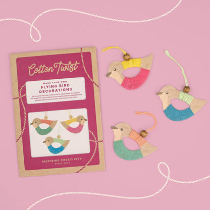 Cotton Twist - Make Your Own Flying Bird Decorations
