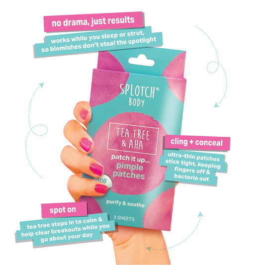 Splotch - Lilly Pilly, Tea Tree & AHA Patch It Up...Pimple Patches