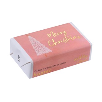 Huxter - Soap - 'Pink Xmas Tree' - Merry Christmas GOLD  FOIL