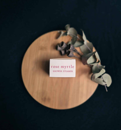 Lady Myrtle - Rose Myrtle - Shower Steamer large - native essential oils