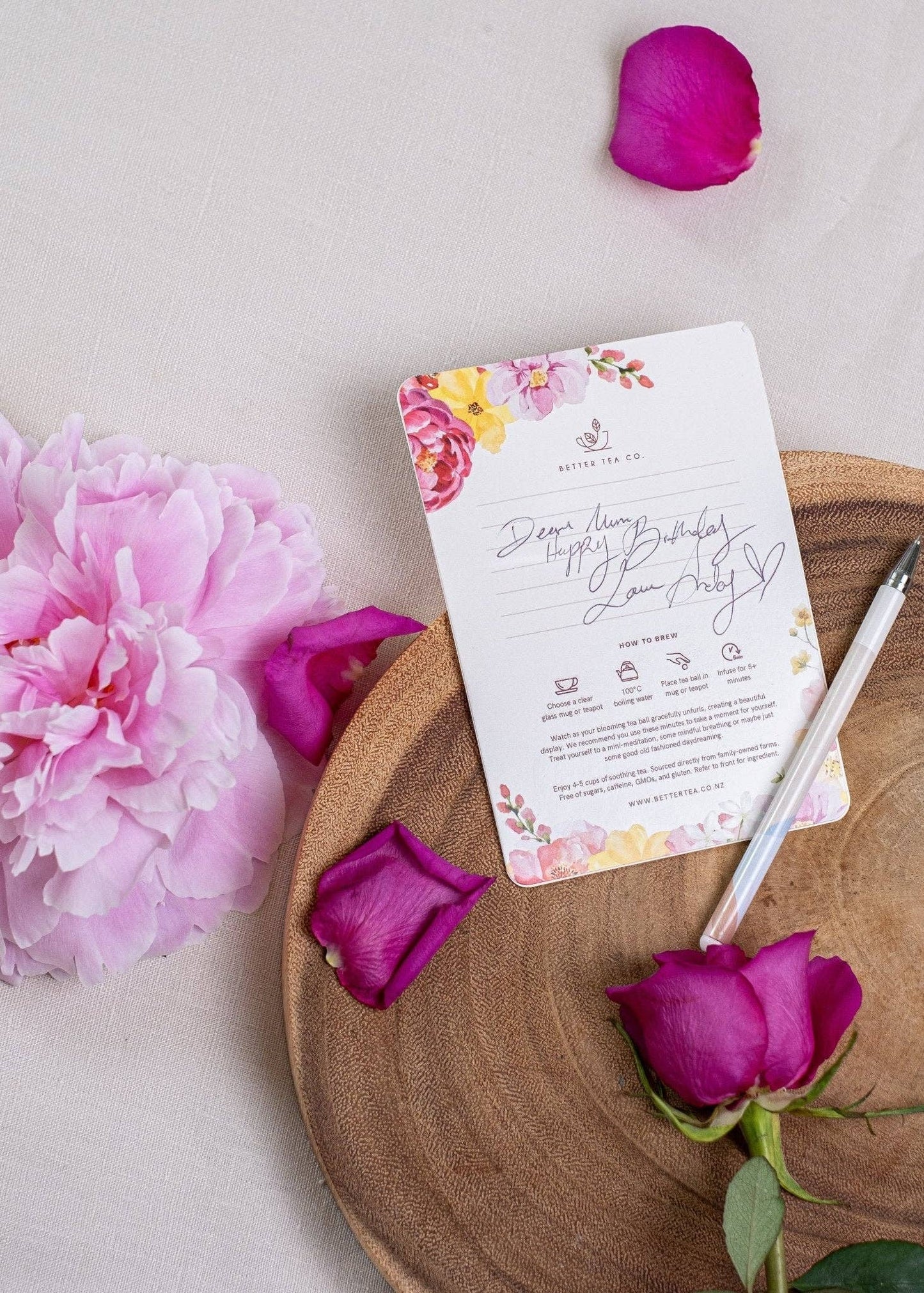 Better Tea Co. - Blooming Tea Greeting Card Assorted