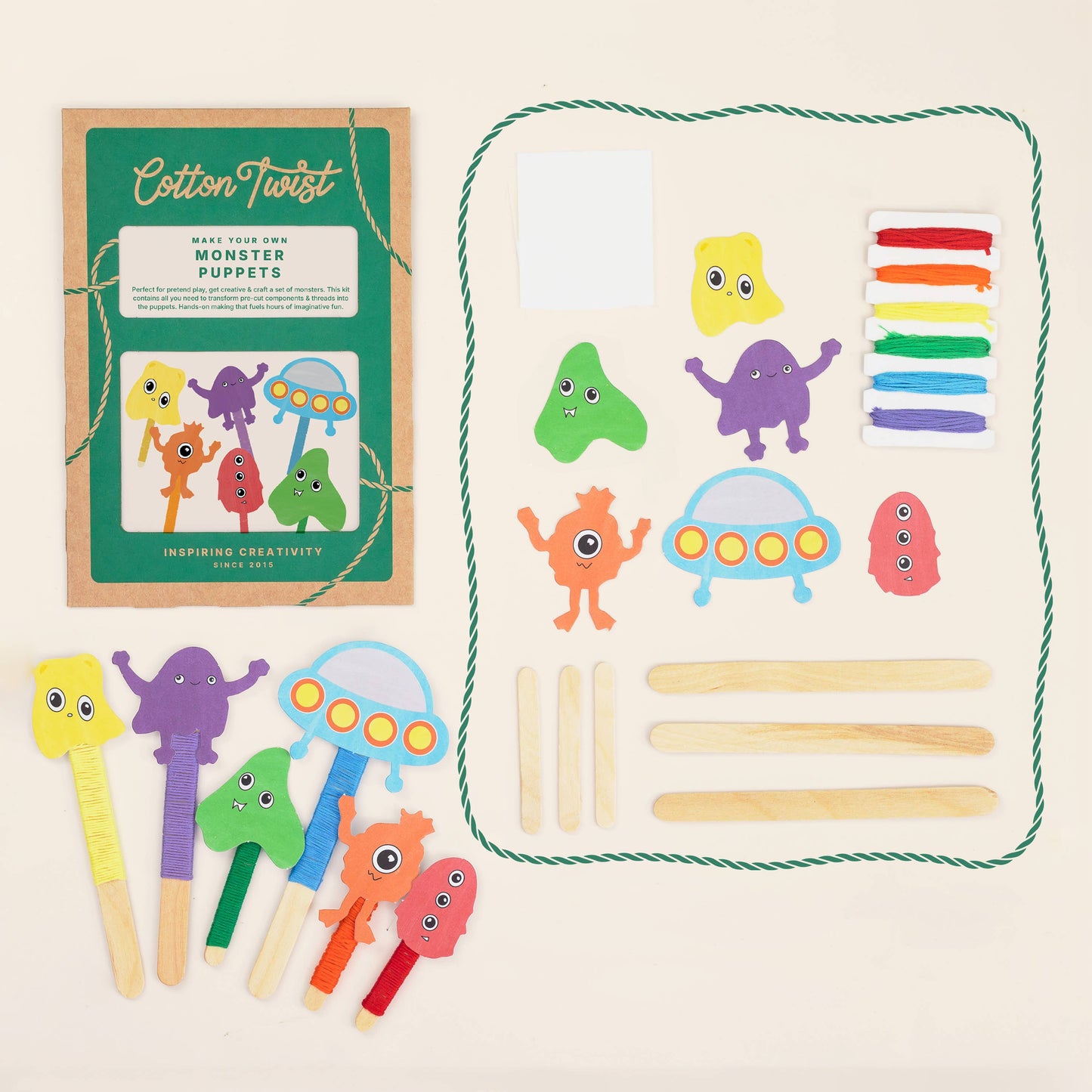 Cotton Twist - Make Your Own Monster Puppets