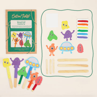 Cotton Twist - Make Your Own Monster Puppets