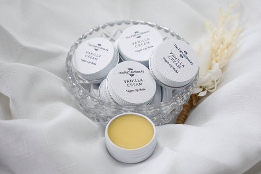 The Path to Beauty - Vegan Lip Balm ~ Vanilla Cream