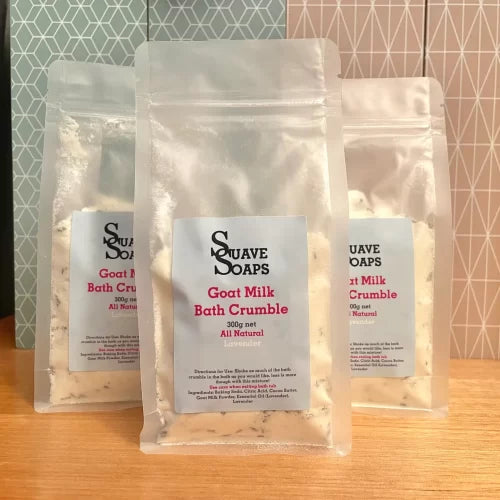 Handmade Lavender Goat Milk Bath Crumble - Suave Soap image 0