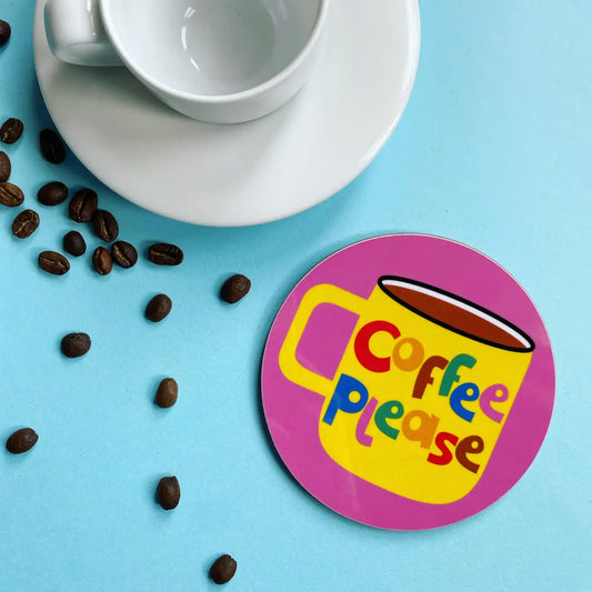 Poppekins - Coffee Coaster - Melamine
