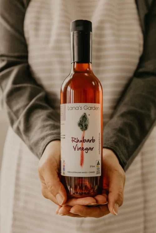 Lana's Garden- Rhubarb Vinegar 375ml image 0