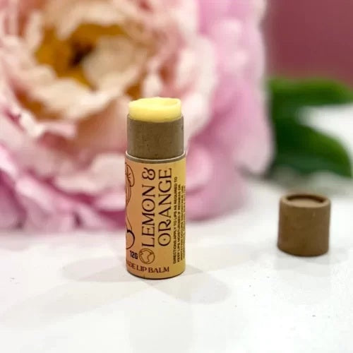 Lemon & Orange lip balm - Nelsons Soapery - 12g image 0
