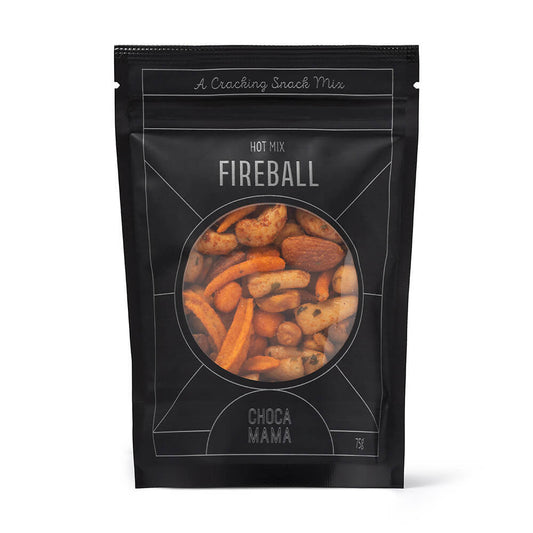 Chocamama -Black Label Fireball Nut & Cracker Mix 75g image 0