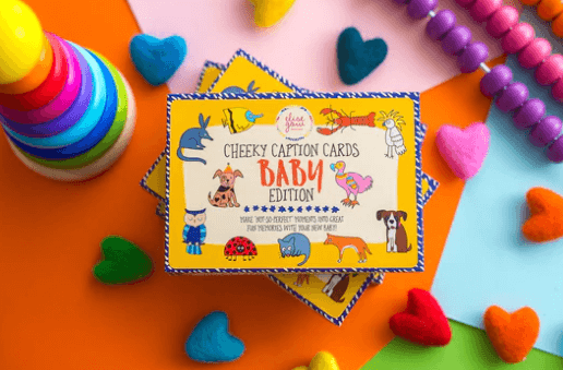 Cheeky Caption Cards - Baby Edition | Baby Milestone Cards image 0