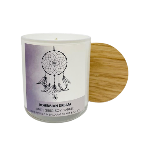 "Bohemian Dream" -  Glass Tumbler Candle - 48hr image 0