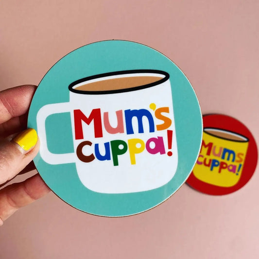 Poppekins - mum's Cuppa' Tea Coaster - Melamine