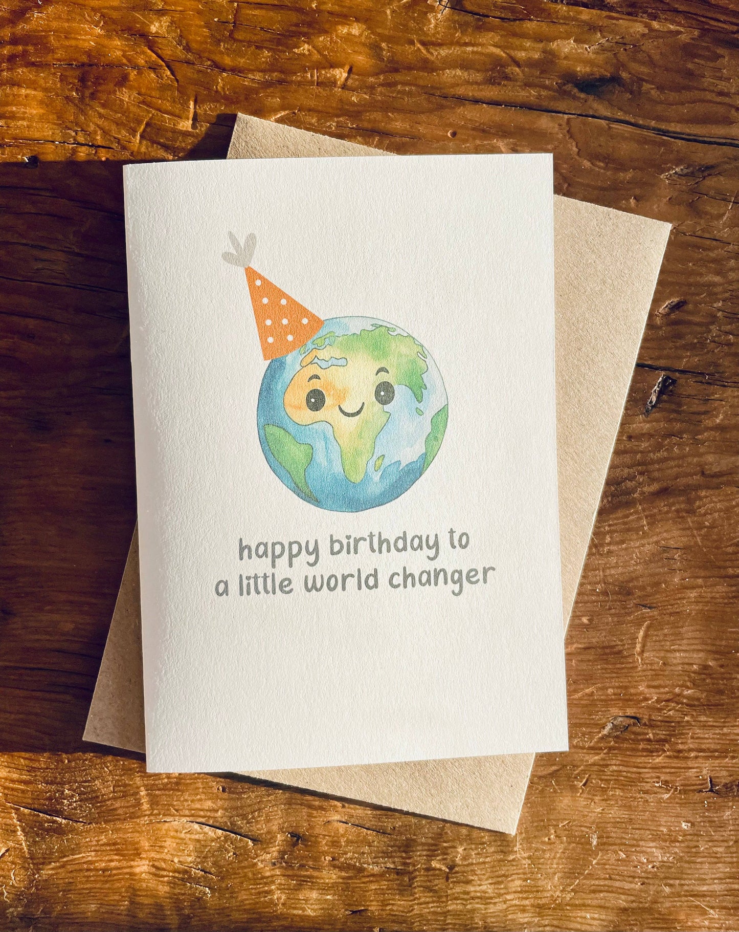 To & From Cards - Happy Birthday to a Little World Changer