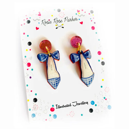 Rosie Rose Parker - Retro Art Earrings Shoe Earrings