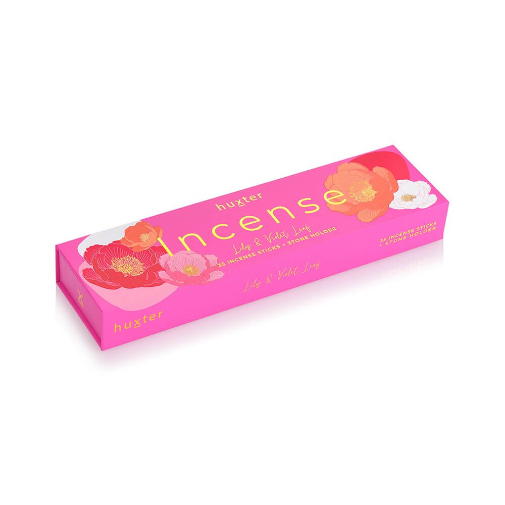 Huxter - Incense Sticks Gift Box - 35 pack - Lily & Violet Leaf image 0