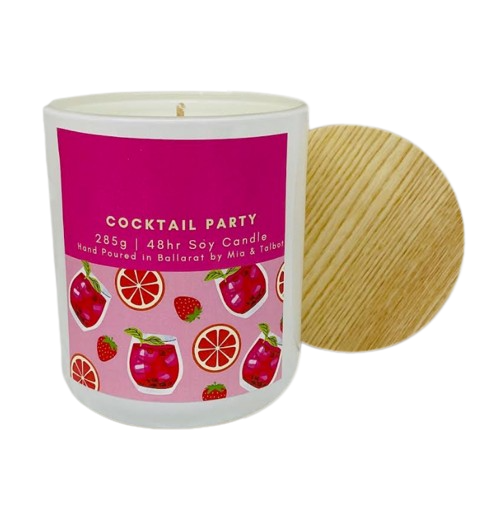 "Cocktail Party" -  Glass Tumbler Candle - 48hr image 0