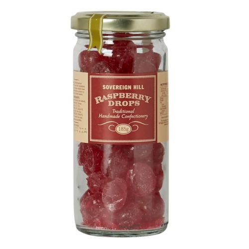 Raspberry Drops 185g  - Sovereign Hill image 0