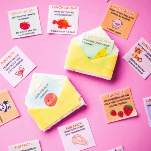 Nommy Notes Edible Lunchbox Stickers - Easy Peasy Cakes image 0