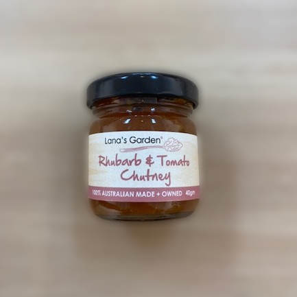 Lana's Garden - Rhubarb & Tomato Chutney 40g image 0