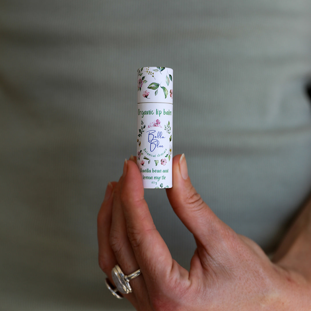 Bella Blue - Lip Balm Vanilla & Lemon Myrtle tube
