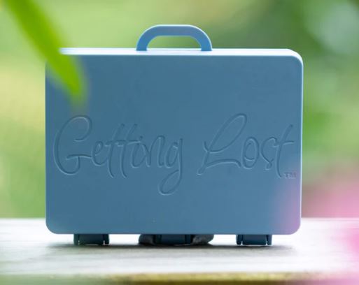 Getting Lost - Suitcase - Twilight Blue Sky
