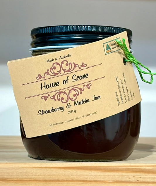 Homemade Strawberry & Matcha Jam