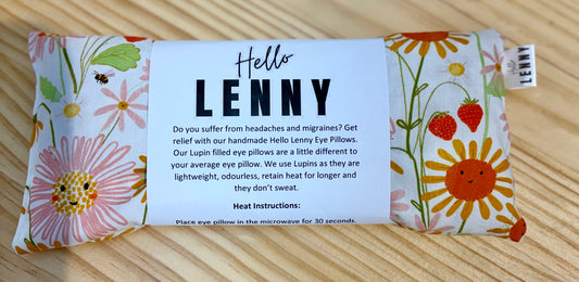 Hello Lenny - Eye Pillow - Happy Flowers